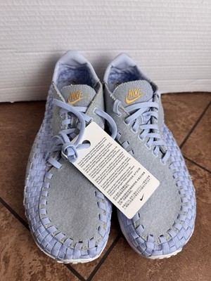 Nike Air Footscape Woven Shoes Sneakers Ice Blue FV6103-400 Sz W 10.5 - Men s 9