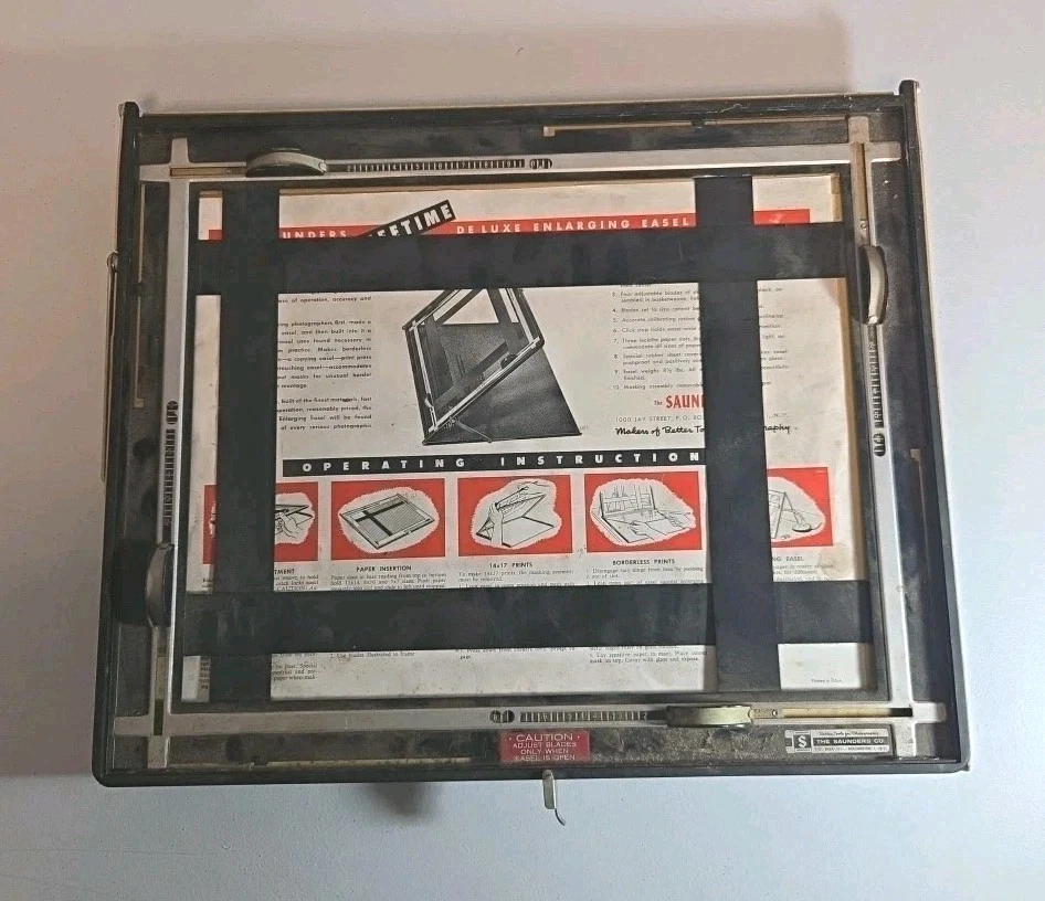 Saunders Darkroom Easels and Negative Carriers for sale - eBay
