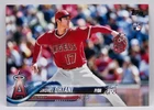 2018 Topps Complete Set Shohei Ohtani Pitching Rookie Card LA Angels #700