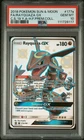 2018 POKEMON SUN & MOON CELESTIAL STORM #177A FULL ART/RAYQUAZA GX PSA 10