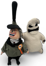 Nightmare Before Christmas Oogie Boogie & Mayor Animated Musical Move Plush Lot