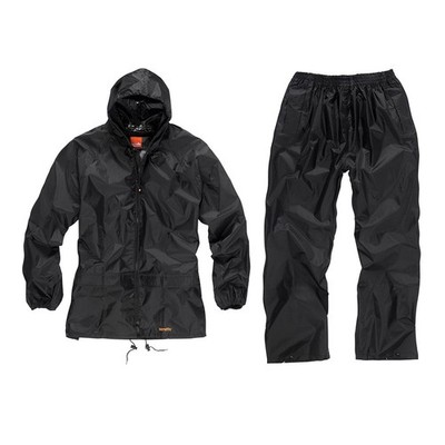 Scruffs wasserdichter Regenanzug schwarz. XL - T54560