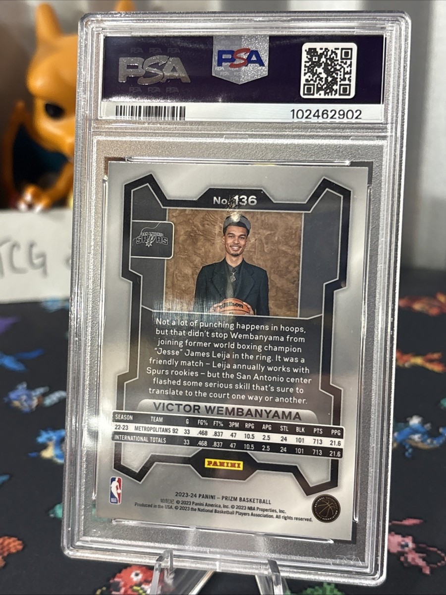 2023-24 Panini Prizm - Rookie Variation Victor Wembanyama #136 (RC
