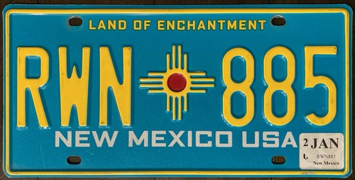 2020 ‘s LICENSE PLATE NEW MEXICO EXPIRED Free Shipping