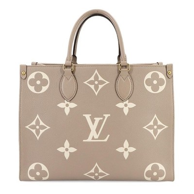 LOUIS VUITTON Bicolor Monogram Empreinte Onthego MM Tote Bag