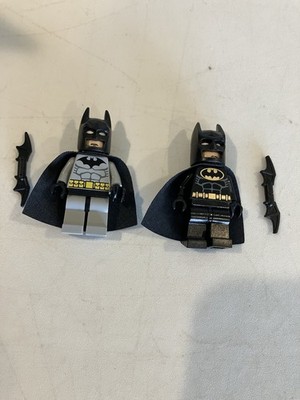 Lego Batman 1 2006 Lot of 2 bat001 bat002 Light bluish gray suit, black suit