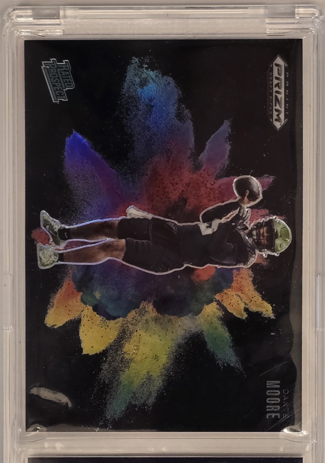 2025 Panini Prizm Draft Picks - Black Color Blast Dante Moore #9 Rated Rookie