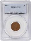 1911 Lincoln Cent AU55 PCGS
