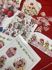 Strawberry Shortcake DIY Journal Kit | Ephemera, Tags, Pockets & Pages