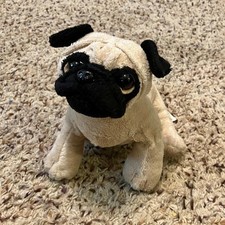 Ganz WEBKINZ HM105 PUG Puppy Dog Plush Stuffed Animal NO CODE