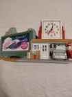 Vintage 1990 Coca Cola 3D Plastic Billboard & Service Gas Station Wall Clock