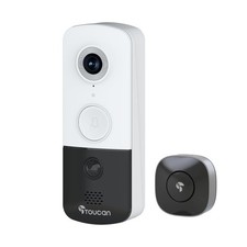 Doorbell Camera, Video Doorbell with Chime, 2-Way Talk, 2.4Ghz WiFi, Night Vi...