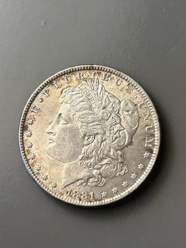 1881-P Morgan Silver Dollar - Philadelphia Mint- AU-Unc Details