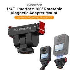 Magnetic Quick-Release Adapter For DJI Osmo 360/Action 5 Pro/4/3 180  Adjustable