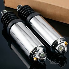 For Harley Touring Road King Flhr Classic Chrome 12 Rear Air Shocks Suspension For Harley Touring Road King Flhr Classic Chrome 12 Rear Air Shocks Suspension