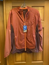 NEW Brooks Running Jacket Mens Medium Full Zip Fusion Hybrid Windbreaker