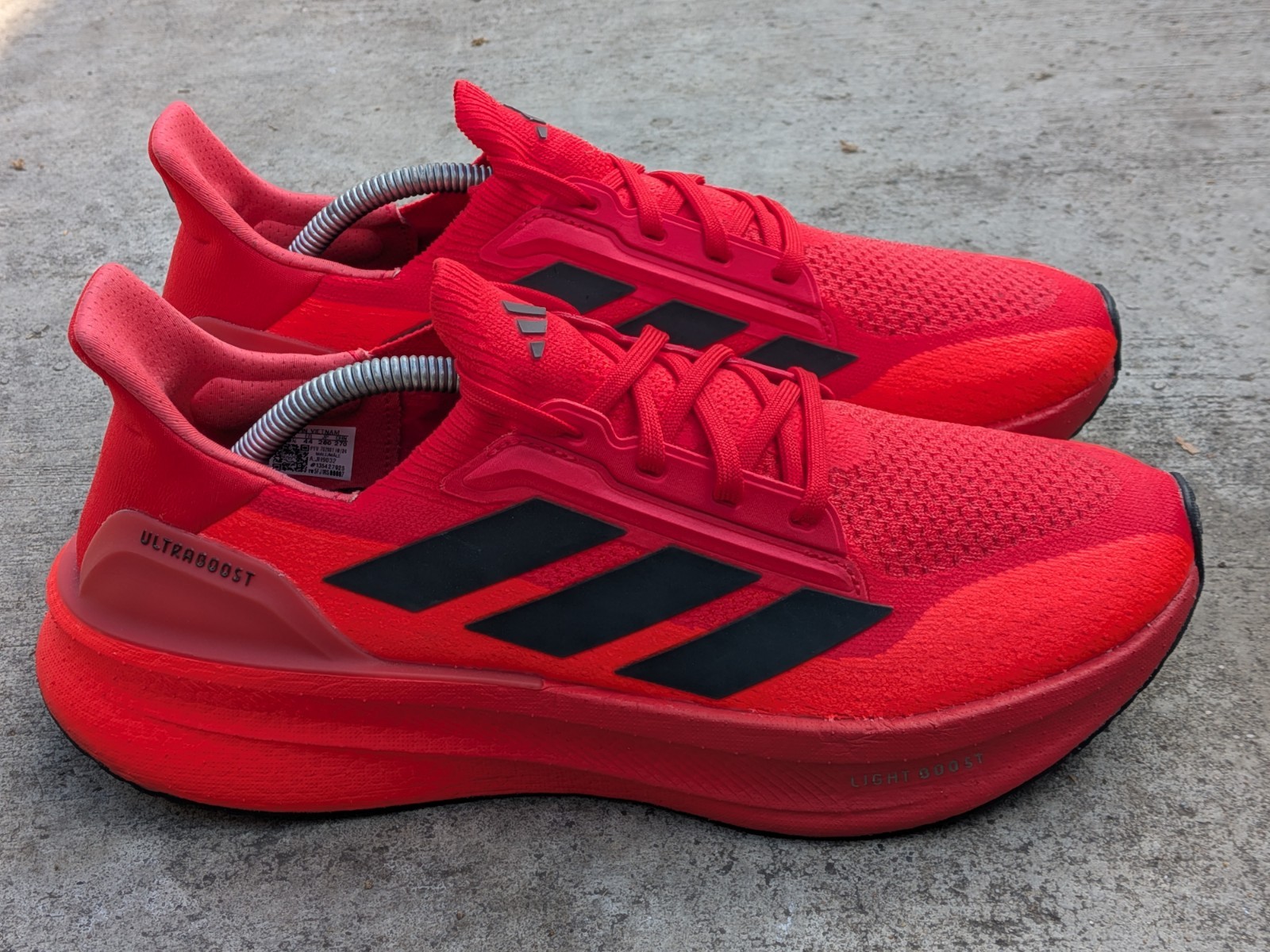 Adidas Ultraboost 5X Running Shoes Red/Black Men's Size 10 US (JH9032) thumbnail 4