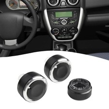 Lot de 3 boutons de commande climatisation voiture pour utilisation tableau de b