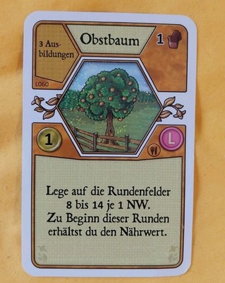 Agricola L-Deck Promo: Fruit Tree (German)