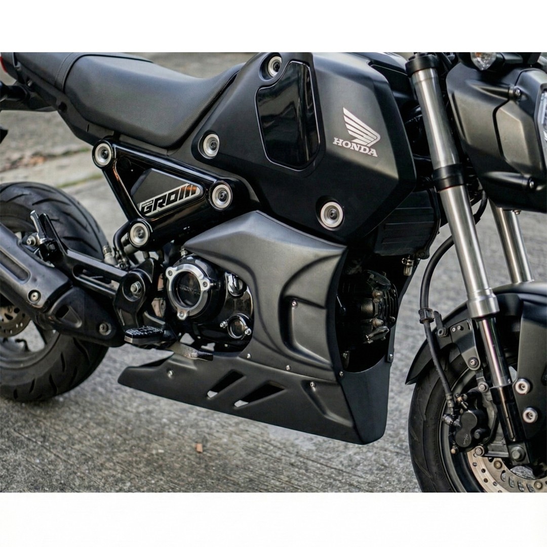 MATTE BLACK FAIRING BELLY PAN SET SIDE FRAME BODY FIT FOR HONDA