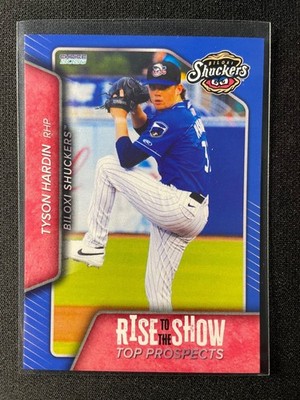 2026 Choice Biloxi Shuckers Tyson Hardin Top Prospects (Brewers) 500 MADE!!!