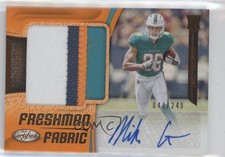 2018 Certified Freshman Fabric Signatures Mirror Orange Mike Gesicki Auto 0pm
