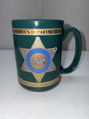 Los Angeles County Sherrif’s Department L.A.S.D. Green Coffee Mug Cup