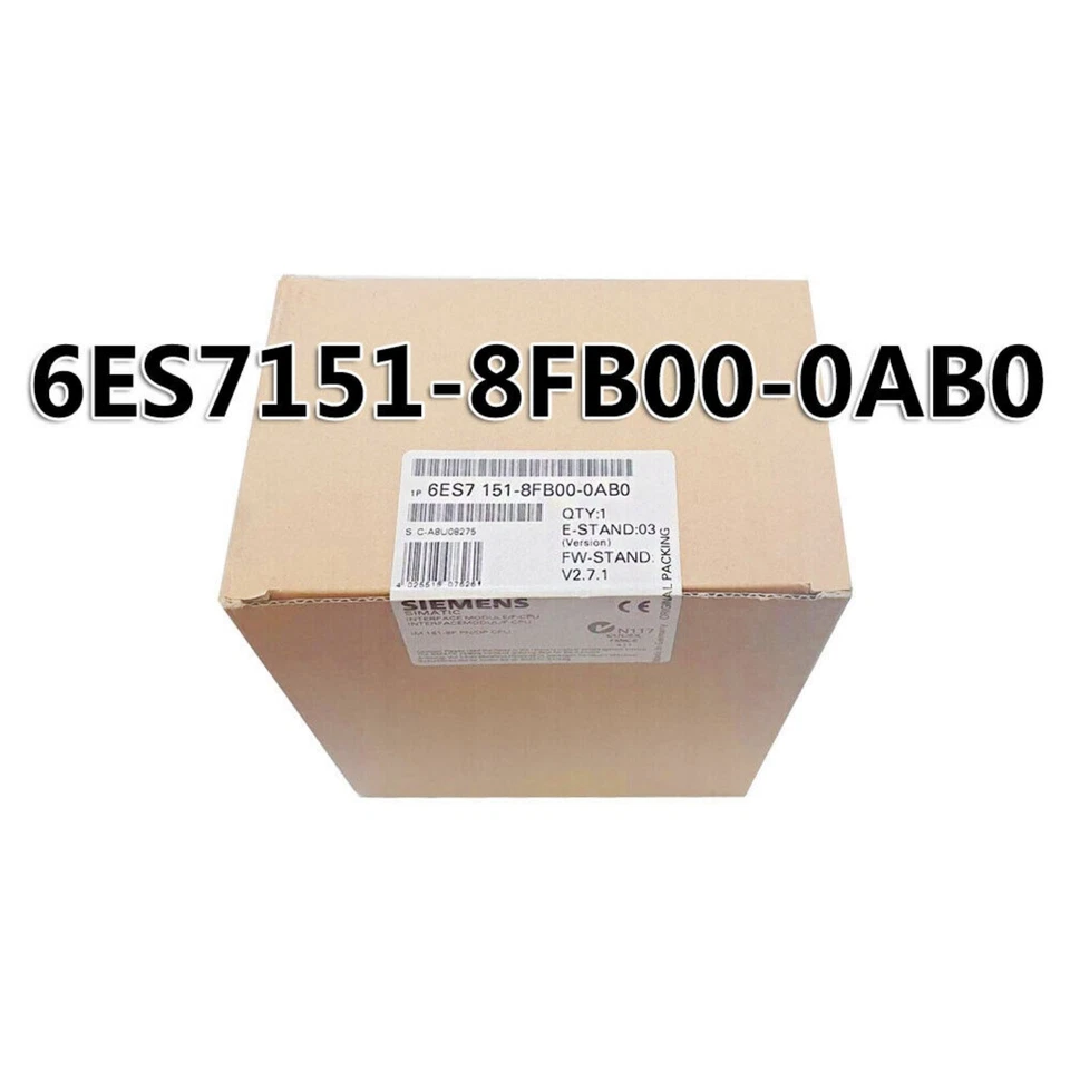 CPU NewSiemens DP IM151-8F PN/DP para ET200S 6ES7151-8FB00-0AB0 6ES7 151-8FB00-0AB0 Foto 4 de 4