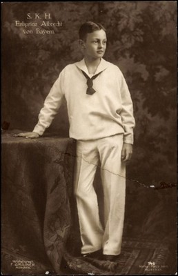 Ak Erbprinz Albrecht von Bayern, Standportrait - 4901859