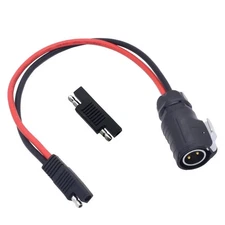 industrial circular connector to sae cable solar plug for furrion rv ports new