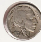 1936 US Indian Head Buffalo Nickel FULL DATE Rare 90 Year Old Collection Coin