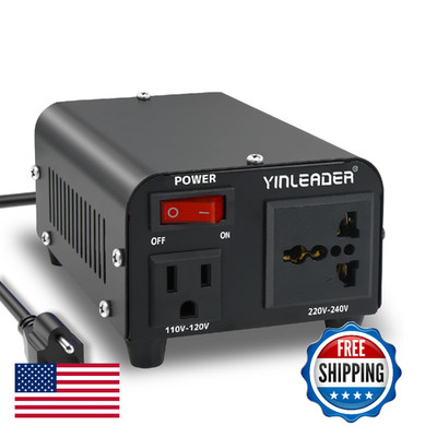 Yinleader 300W 110V to 220V Voltage Converter Step Up Transformer Power Converte