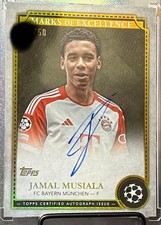 2022-23 Topps Jamal Musiala Platinum Curated UEFA Soccer Cards Checklist 13