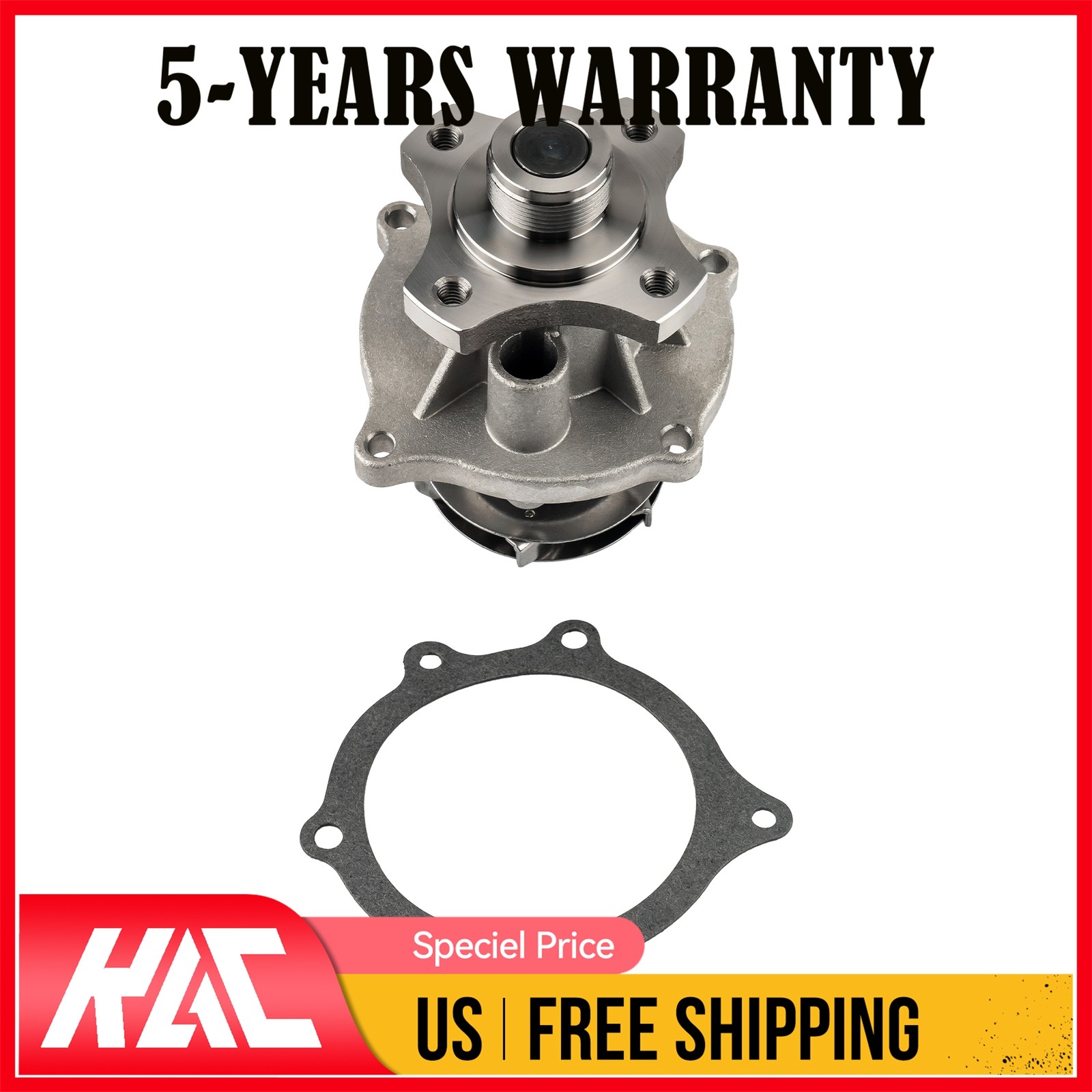 Water Pump Fit For Chevrolet Colorado 2004-2008 Trailblazer 2002-2005 2007-2009