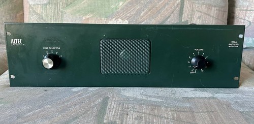 Altec Lansing 1598A Amplified Monitor Rack Panel 405A Speaker Peerless - Vintage