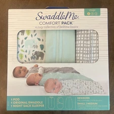SwaddleMe By Ingenuity Comfort Pack 3-pack Swaddle  Stage 1