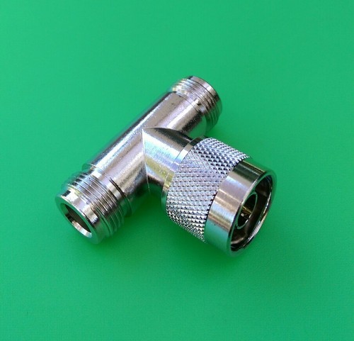 (10 PCS) N Connector T Type - 1 Male to 2 Female - Excellent Quality - Picture 2 of 3