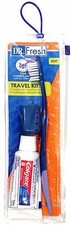 DR. Fresh Adult Travel Kit Soft Toothbrush w/ Crest Toothpaste