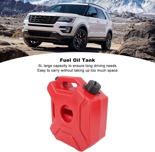 5L Gas Fuel Tank Gas Can Oil Storage Can For ATV UTV Gokart Motorcycle Car SUV - Picture 5 of 14