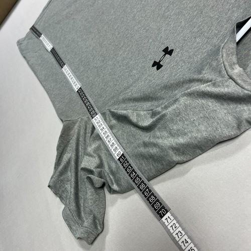 Under Armour Running Lightweight Training Gym Grey Tee T Shirt Mens XL - Picture 8 of 10