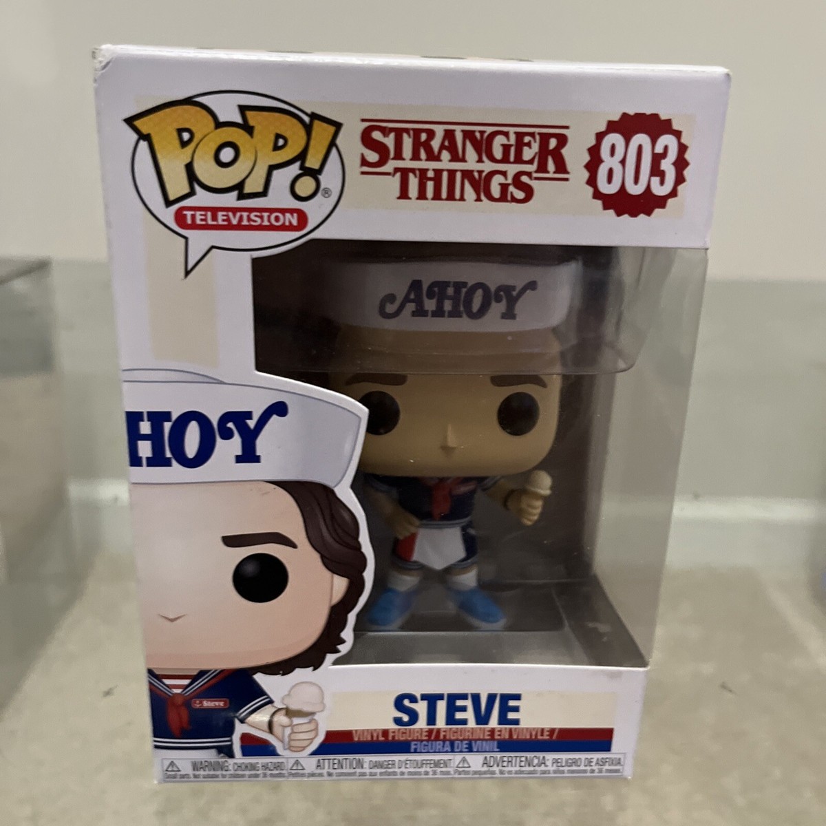 Funko POP! Stranger Things Steve with Ice Cream #803 Vinyl Figure