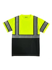 Buffalo Outdoors® Workwear Short Sleeve Reflective Hi Vis Safety T-Shirt