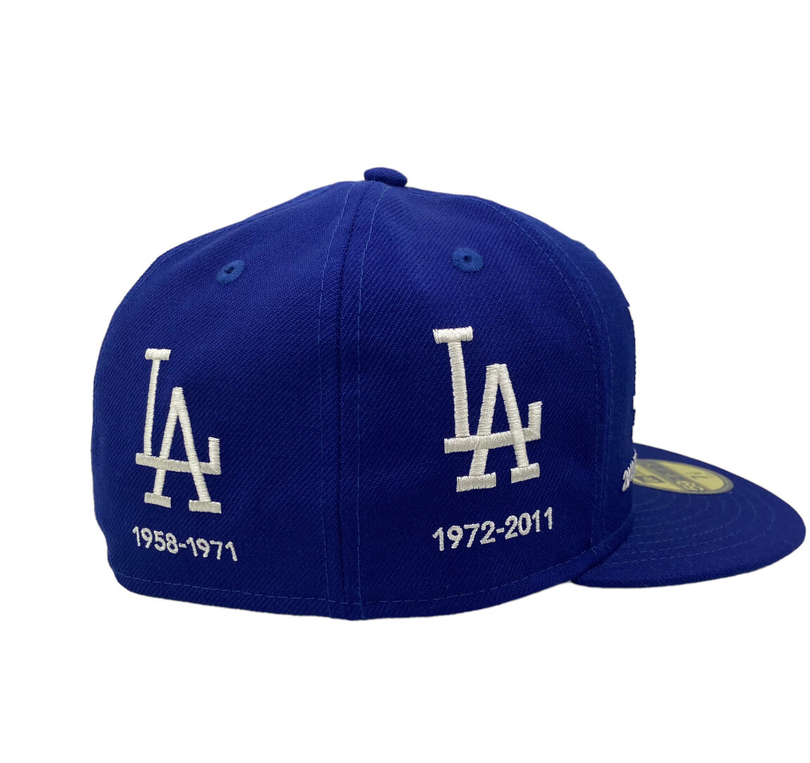 Los Angeles Dodgers Brooklyn Timeline New Era59fifty fitted hat
