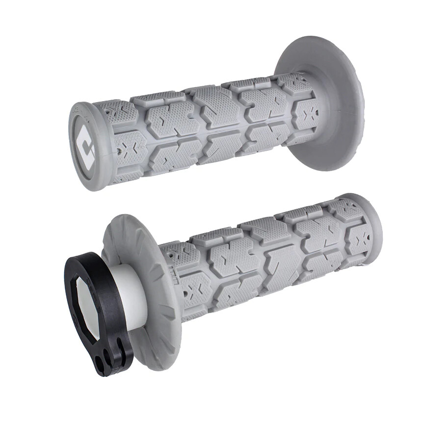 Poignées Off Road Rogue MX V2 Lock-On de couleur grise pour guidon de moto cross