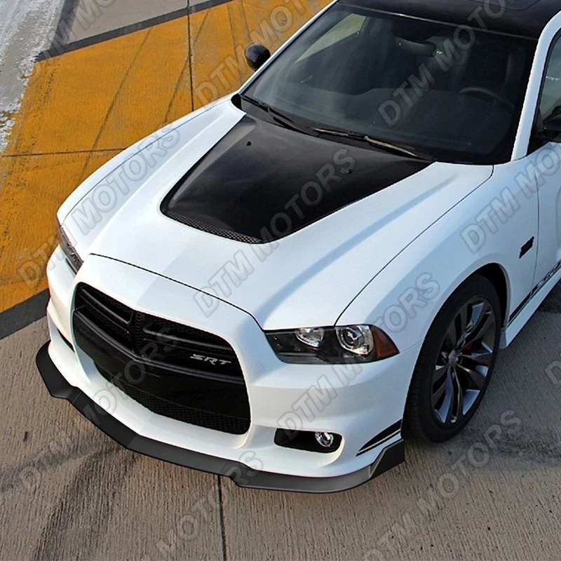 For 2011 2014 Dodge Charger SRT Matt Black Front Bumper Body Kit