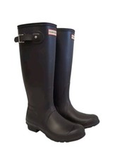 Image of  NEW HUNTER Women's Original Tall Hunter Boots UK SIZE 5 In Black 