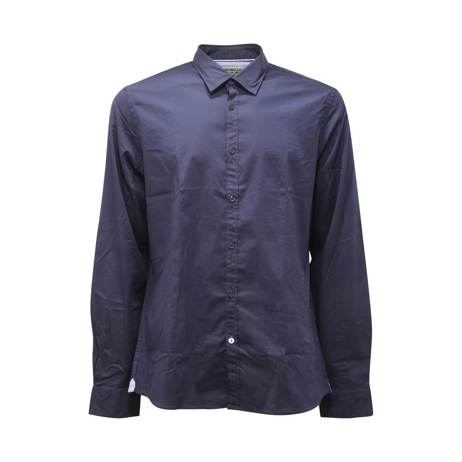 3835AR мужская рубашка FREDMELLO man shirt синяя