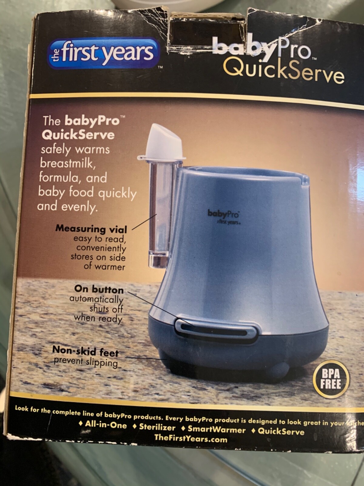 The First Years Baby Pro Quick Serve Baby Food and Bottle Warmer