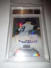 MANNY BANUELOS 2011 Bowman Sterling GOLD Autograph #28/50 BGS 10 Pristine AUTO