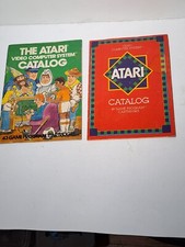 2 VINTAGE 1981 ATARI VIDEO COMPUTER SYSTEM GAMES CATALOGUES